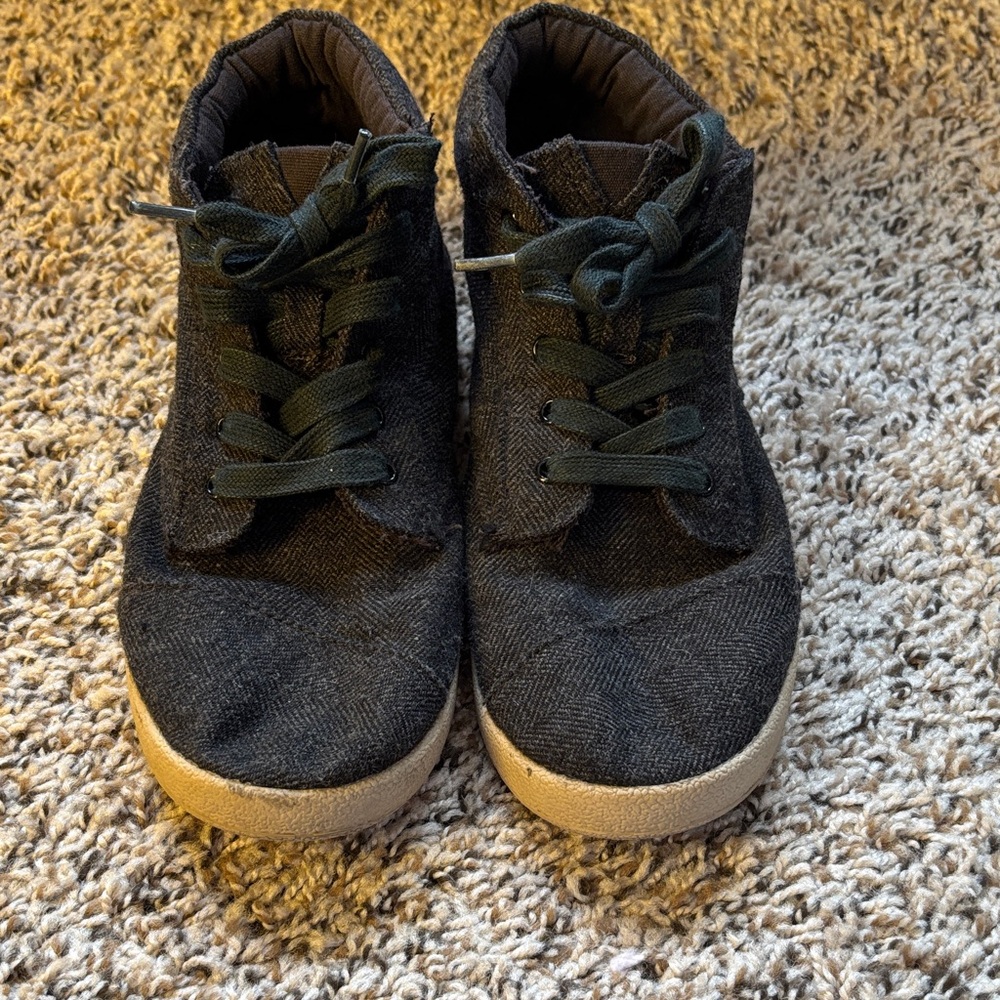 Toms Charcoal Kids Sneakers